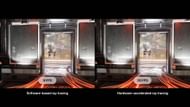 Ray tracing running in iPhone 15 Pro Max (Image via Apple)